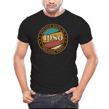 T-SHIRT KOSZULKA MĘSKA PREZENT URODZINY RÓŻNE DATY
