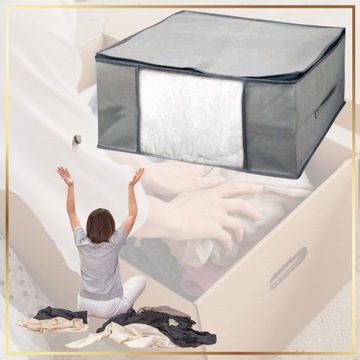 Чехол для постельного белья, одежды, контейнер 45х45х20, ящик для шкафа.