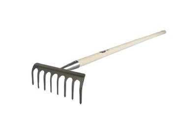 TUCHMET Grabie spawane 8 zębowe z trzonkiem 1,3 m