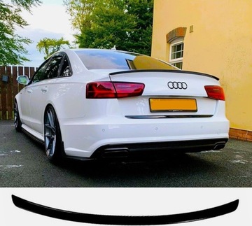 SPOILER LOTKA DOKŁADKA AUDI A6 C7 CZARNY POŁYSK
