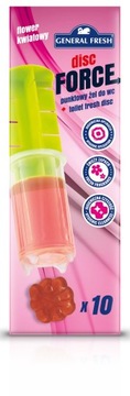 General Fresh Krążki żelowe do WC Disc-FORCE KWIATOWY