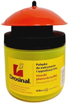 Pułapka Drosophila suzukii do monitorowania muszki