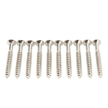 10 железных винтов для крепления грифа гитары,