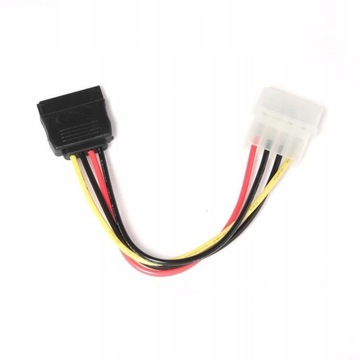 Przejściówka zasilania do dysków Molex - SATA 15cm