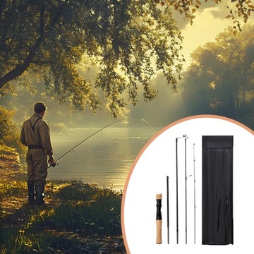 Wędka Ultralight Silna wrażliwa akcja z ceramicznymi pierścieniami Przynęta B