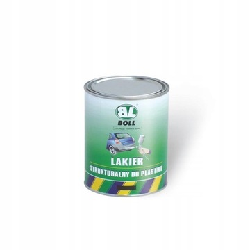 BOLL LAKIER STRUKTURALNY DO PLASTIKU CZARNY 1L