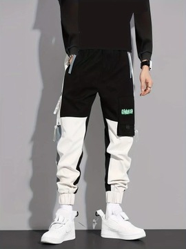 Men's Cargo Pants Casual Hip Hop Hit Color Multipl