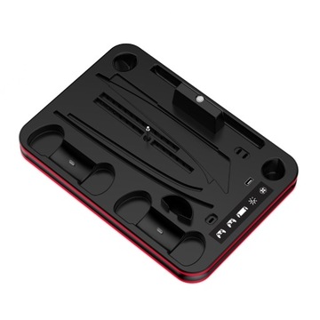 Podstawka chłodząca RGB z kontrolerem i portalem do ładowania PS5 dla PS5/PS5 Slim