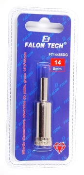 WIERTŁO DIAMENTOWE DO GRESU SZKŁA OTWORNICA 14 mm