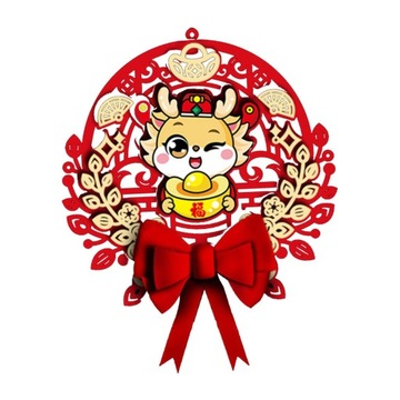 Китайское новогоднее подвесное украшение, планировка сцены, уникальный весенний стиль E