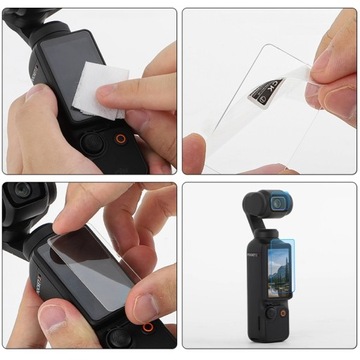 Szkło hartowane na ekran i obiektyw Sunnylife do DJI Osmo Pocket 3 (2+2)