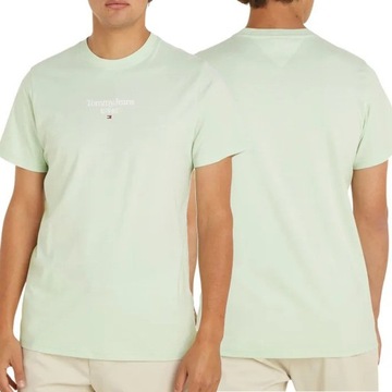 Tommy Jeans koszulka t-shirt męski miętowy DM0DM18569-LXY M