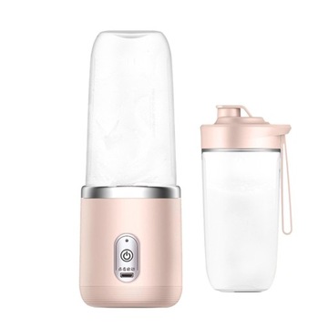 Przenośny blender 400 ml, mikser do owoców USB, niebieski