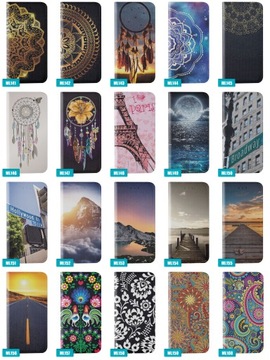 ETUI MAGNET do Samsung Galaxy J4 Plus SZKŁO WZORY