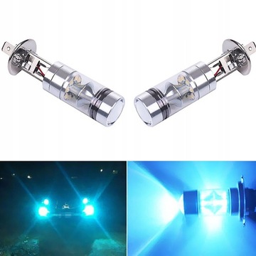 1 para H1 8000K 100W LED 100W 20-SMD Projektor