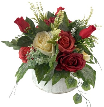 stroik na GRÓB pomnik FLOWERBOX kompozycja HIT!!