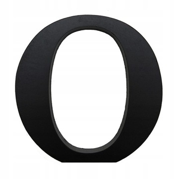 LITERA C CZARNA DUŻA