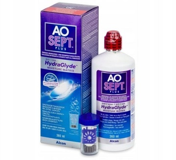AOSEPT PLUS HYDRAGLYDE жидкость для линз 360 мл