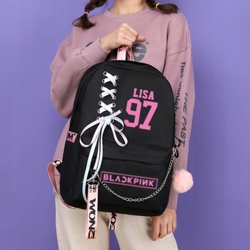 PLECAK Blackpink Backpack Tik Tok ROSE Tornister