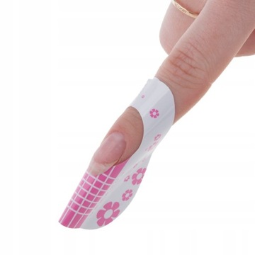 500 ШАБЛОНОВ розовые формы для геля акрила гель акрила