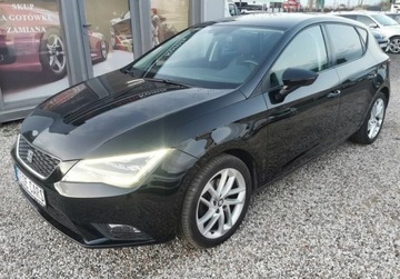 Seat Leon III Hatchback Facelifting 1.6 TDI 115KM 2017 Seat Leon Niski przebieg, LED, Polskory, NAVI, Android AUTO, 1.6 Diesel, zdjęcie 14