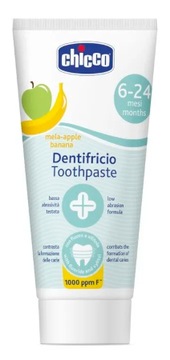 Chicco Dentifricio pasta jabłko banan z fluorem