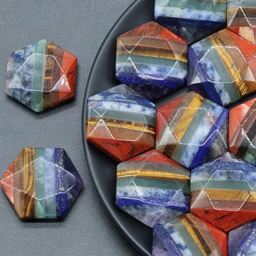 Камни беспокойства 7-чакры, камень большого пальца, драгоценный камень,