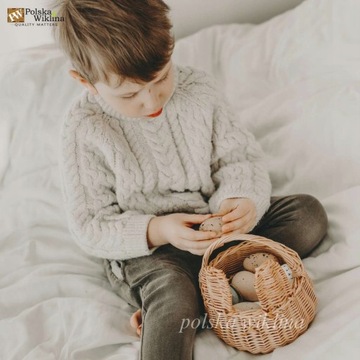 ПАСХАЛЬНАЯ КОРЗИНКА, МИШКА, ПЛЕТЕННАЯ КОРЗИНА С УШАМИ ДЛЯ ПОКОЛЕНИЯ, 15 СМ НАТУРАЛЬНЫЙ