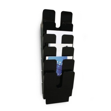 Durable Zestaw 6Pojemników A4 Flexiplus Czarny