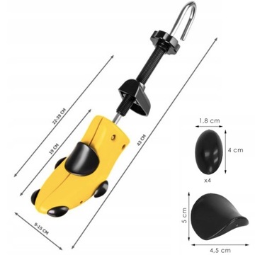 2x подставки для обуви, регулируемая подставка для кроссовок, размер 40–47