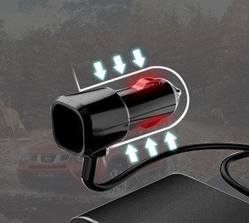 РАСПРЕДЕЛИТЕЛЬ ЗАЖИГАЛКИ ТРОЙНИКА 12-24В 2xUSB 120Вт