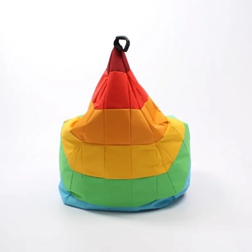 Сиденье-пуф TIPI PATCHWORK XL радуга