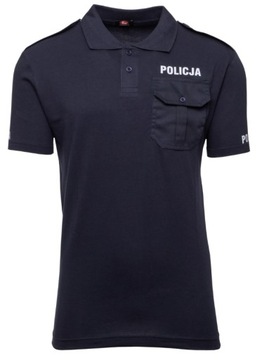 Футболка-поло Police Pattern Темно-синий M