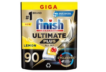 FINISH Ultimate Plus Kapsułki do zmywarki 90 Lemon