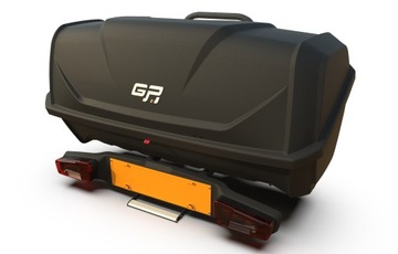 Прицепное устройство Peruzzo GP BOX, установленное на велосипедной платформе