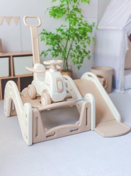 Лошадка-качалка на колесах 4в1, каталка, качалка, прыгун, горка, толкатель