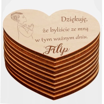 Магнит Благодарность гостям Причастие Крещение 10 шт.