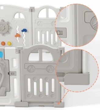 Модульный манеж, детский вольер, бассейн с шариками + КОРЗИНКА