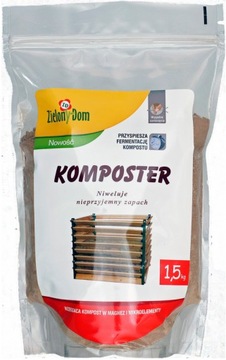 KOMPOSTER 1, 5 KG ZIELONY DOM