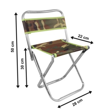 СКЛАДНОЙ СТУЛ ДЛЯ РЫБАЛКИ СО СПИНКОЙ ТУРИСТИЧЕСКИЙ СТУЛ ДЛЯ КЕМПИНГА