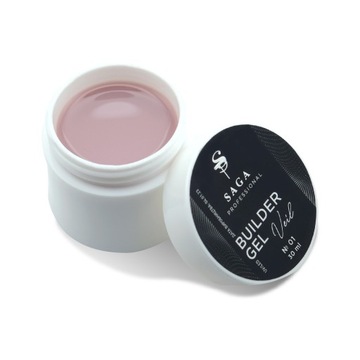 SAGA Professional Żel budujący Builder Gel Veil 1, 30ml