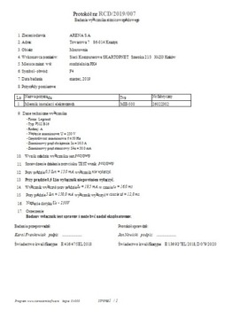 Программа iiione Electrical Measurements, для протоколов
