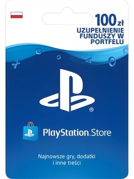 Doładowanie PSN 100 zł Playstation Network