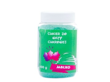 KOLOROWY CUKIER DO WATY CIAST DESERÓW JABŁKO 400g
