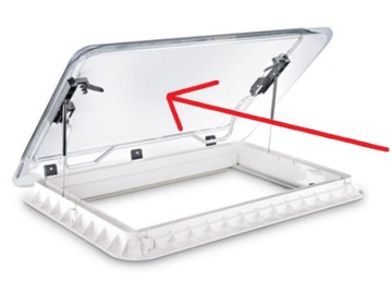 Запасное стекло для мансардного окна HEKI 2 Dometic 960x655 с фурнитурой