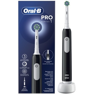 Szczoteczka Elektryczna do Zębów Oral-B Pro Series 1 Czarna Obrotowa