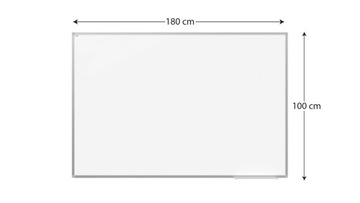 Магнитная доска для сухого стирания 180х100.
