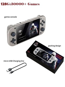 M17 Handheld Video Game Console 64G 128G Open Source Linux System 4.3inch