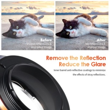 Адаптер Canon EOS — Nex Sony E-mount K&F Concept PRO, версия