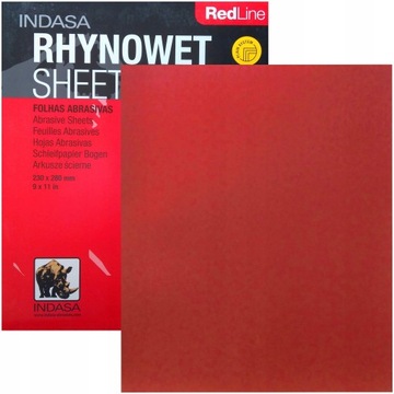 INDASA RED Papier Ścierny Wodny Arkusz P280 50x